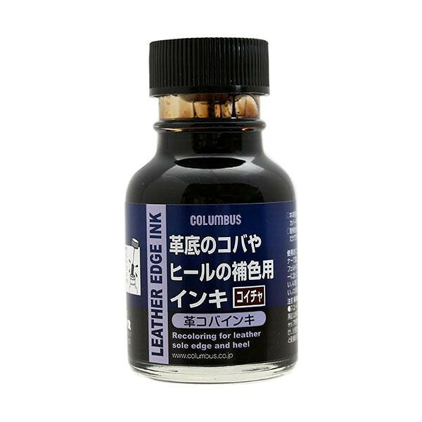 本革底靴のコバやヒール部分のキズや色アセをカバーする補色用インキです。耐候性に優れた染料を使用。色あせが少なく、鮮明な色調を保ちます。内容量70mlサイズ個装サイズ：5.0×5.0×10.0cm重量個装重量：179g成分ろう、合成樹脂、染料、水生産国日本fk094igrjs