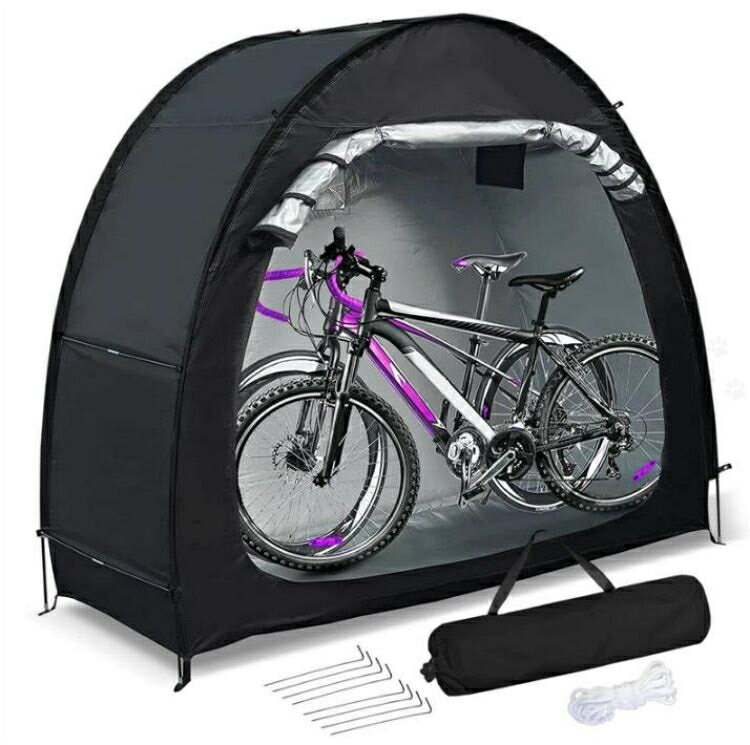 自転車テント サイクルハウスバイクガレージ 1-2台用 自転車置き場屋外 自転車収納 UVカット日よけ 防..
