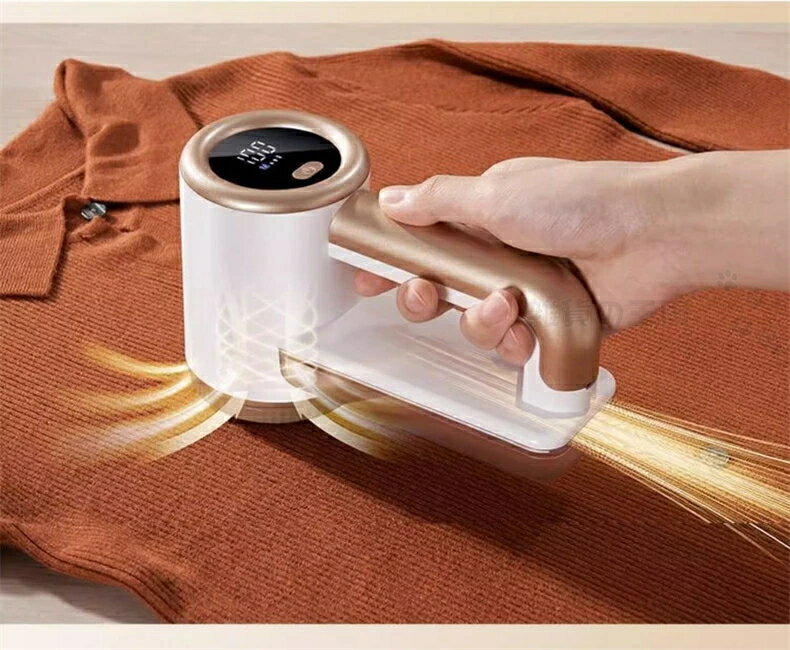 毛玉トリマー 電動毛玉トリマー LCDディスプレイ 強力6層刃 スピード3ギア調整 生地にダメージなし 毛玉トリマー 切れ味 USB充電式 コードレス 毛玉トリ...