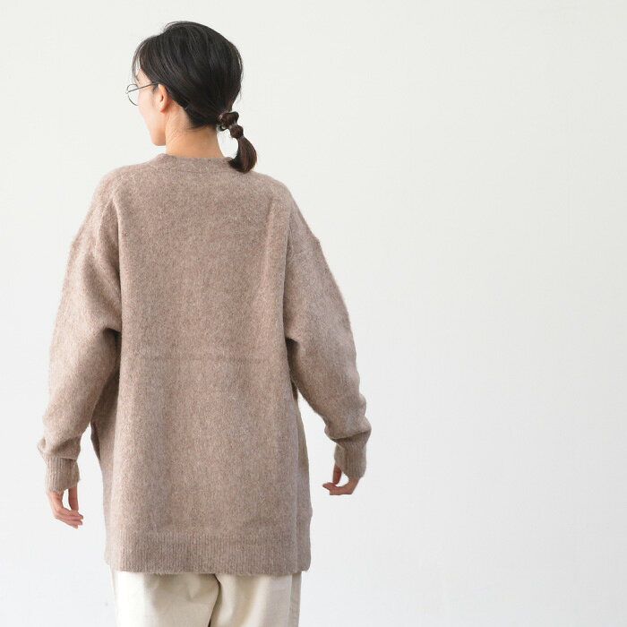 【SALE！40%OFF】Hands of creation ハンズオブクリエイション ブラッシュニット 5G天竺掻き加工 ビッグV C/D(全3色) 1540719 送料無料 pedal-10013207 PEDAL サンプル画像3
