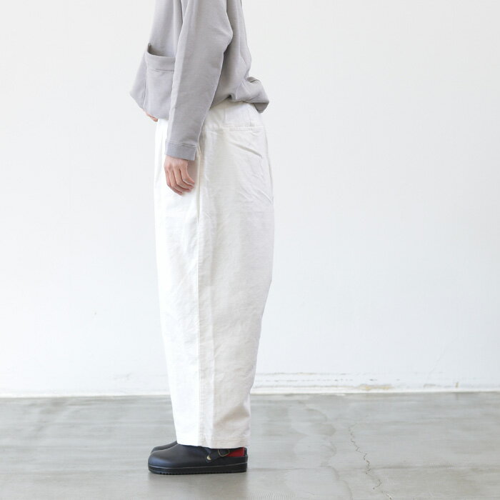 BLUE LAKE MARKET ブルーレイクマーケット ネル表起毛 ワイドタックイージーパンツ(全2色) B-518007 送料無料