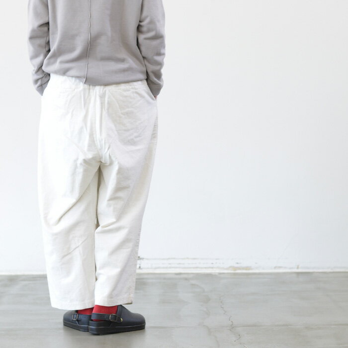 BLUE LAKE MARKET ブルーレイクマーケット ネル表起毛 ワイドタックイージーパンツ(全2色) B-518007 送料無料