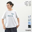 【10%OFFクーポン発行中!】【SALE 30%OFF】7th GATE セブンスゲート 17/BD天竺 スタンダードボックスTee "MON2d.(看板から)"(全4色) G-271045 送料無料 メール便OK
