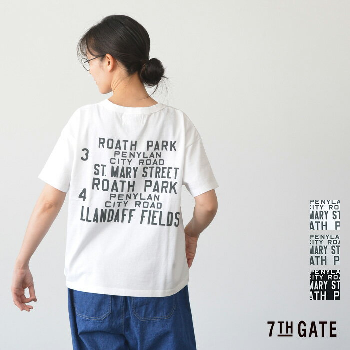 7th GATE セブンスゲート 17/BD天竺 半袖プリントTee ROATH PARK 3 PENYLAN～ (全3色) G-271042 送料無料 メール便OK