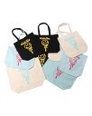 GOTCHA (ガッチャ) JAPAN加工 スマイリー フェイス トートバッグ(4)