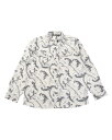 Karl Kani (カールカナイ) バロック 総柄 シャツ メンズ レディース 大きいサイズ 長袖