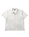 Karl Kani GOLF (カールカナイゴルフ) リネンライク セットアップ 開襟 ポロシャツ メンズ レディース ゴルフウェア 大きいサイズ 半袖 ストリ...