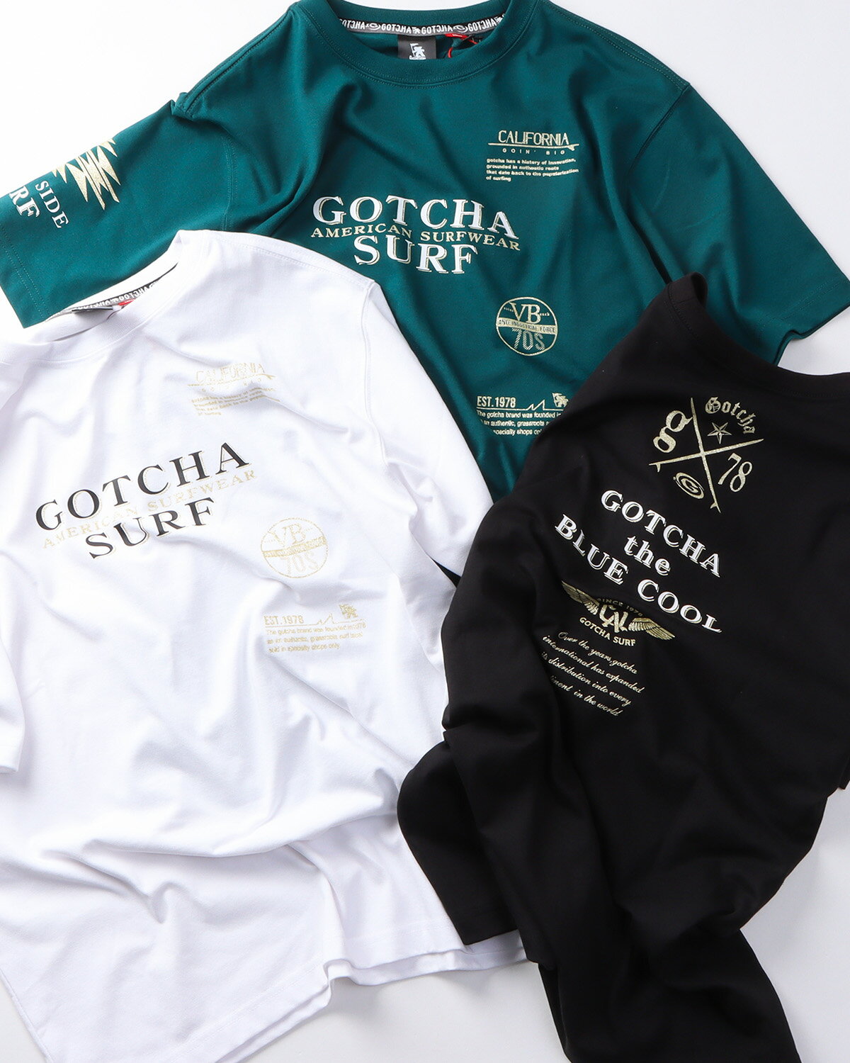 Rakuten - GOTCHA リミテッド ドライ UVカット ベーシック ゴールド Tシャツ