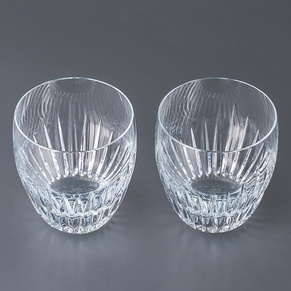 バカラ Baccarat グラス ペア マッセナ タンブラー 370mL 2811295 Massena Tumbler ロックグラス クリスタル 食器 3