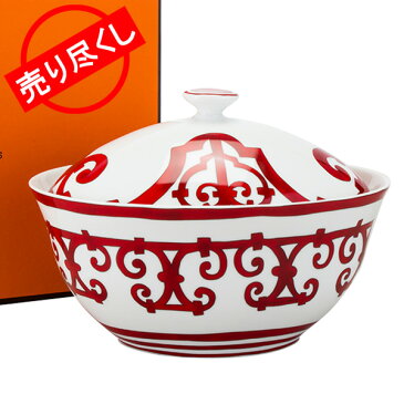 赤字売切り価格Hermes エルメス Balcon du Guadalquivir Soup tureen スープチュリーン 容器 皿 250cl 011029P [4999円以上送料無料]