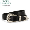 トリーレザー TORY LEATHER ベルト レザー シルバー ビッツ バックル SilverBits and Buckle 革 バックル メンズ レディース...