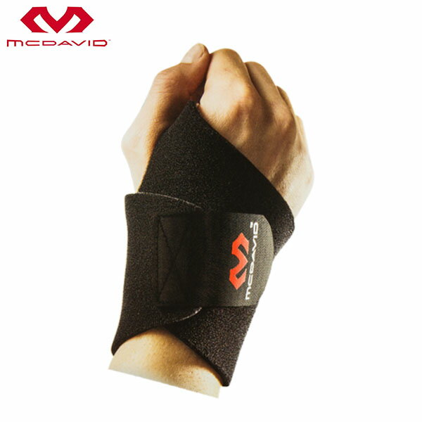 マクダビッド Mcdavid 手首サポーター 451 リストサポート ブラック SPORTMED Wrist Wrap / adjustable Black 左右兼用 リストガード 野球