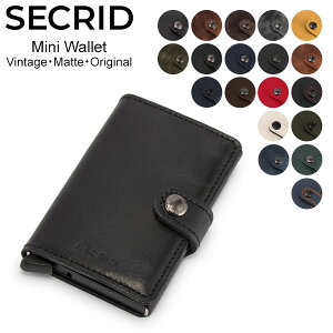 セクリッド シークリッド Secrid ミニウォレット Mini Wallet 財布 レザー 871821528 カードケース パスケース 革 メンズ レディース キャッシュレス ファッション 夏休み