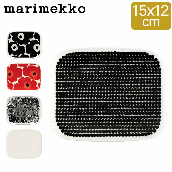 マリメッコ Marimekko スクエア プレート 皿 ウニッコ シイルトラプータルハ ラシィマット オイヴァ オイバ Unikko Siirtolapuutarha Rasymatto Oiva 食器 お皿のサムネイル
