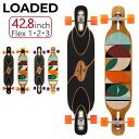 ローデッド LOADED ロング スケートボード ダービッシュ サマ フレックス 1 / 2 / 3 コンプリート Dervish Sama Flex Complete 42.8 inch