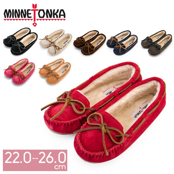 ミネトンカ モカシン レディース Minnetonka キャリー スエード ボア Cally Sli ...