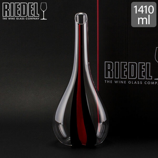 ߸˸¤ ꡼ǥ Riedel ǥ ֥å ޥ å 2009/01 S3 ϥɥᥤ ǥ DECANTER BLACK TIE SMILE RED 磻 ե ԥå㡼