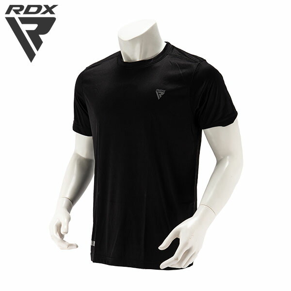 アールディーエックス RDX Tシャツ スポーツ ボクシング キックボクシング TSM-T2-M+ BLACK ATHLETIC SHIRT 格闘技 ムエタイ スパーリング