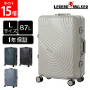 レジェンドウォーカー LEGEND WALKER スーツケース SARYU サリュー Lサイズ 87L フレームタイプ ハードケース キャリーケース 5〜7泊 ...