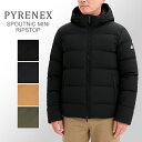 ピレネックス Pyrenex ダウンジャケット メンズ ダウン ミドル丈 スプ-トニック ミニ リップストップ SPOUTNIC MINI RIPSTOP HMY022P コート アウター フード付き 防寒 防風 おしゃれ 秋 冬
