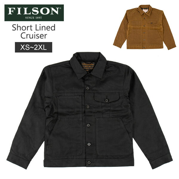 【25AW】 フィルソン FILSON ショート ラインド クルーザー Short Lined Cruiser ジャケット メンズ ワックスド キャンバス 撥水性 オイル仕上げ 防風 アウトドア ファッション 20232828