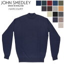 ジョンスメドレー John Smedley モックネック ニット メンズ 長袖 ハーコート HARCOURT トップス 30ゲージ メリノウール セーター 無地 男性 イギリス製 ウールセーター タートルネック 上質 紳士 MEN