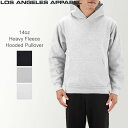 ロサンゼルスアパレル Los Angeles Apparel ロスアパ パーカー S M L XLサイズ ヘビーフリース プルオーバー メンズ HF-09 Heavy Fleece スウェット 長袖 フード トレーナー ホワイト ブラック アッシュ ネイビー 米国製 アメリカ製