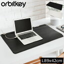 オービットキー Orbitkey デスクマット Lサイズ 89×42cm マウスパッド デスク ワークスペース 机周り テレワーク 整理 DKMT-LG1 De...