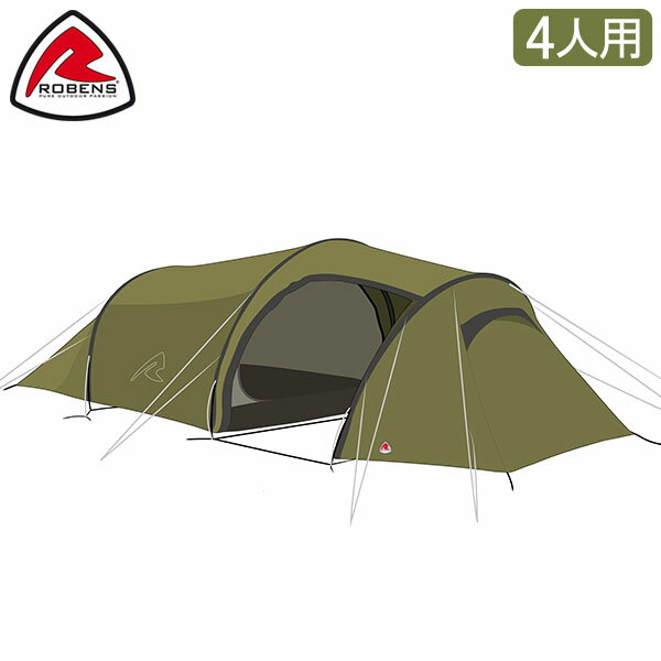 ローベンス Robens テント 3人用 ボイジャー3EX 130264 Voyager 3EX Trail Tents キャンプ アウトドア トンネル型 トレイルシリーズ