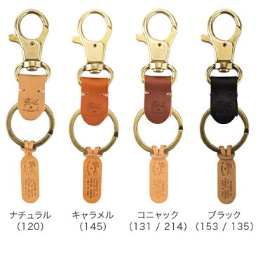最大1000円OFFクーポン イルビゾンテ Il Bisonte キーリング キーホルダー C0551 P PORTACHIAVI レザー 革 メンズ レディース ブランド アクセサリー プレゼント あす楽