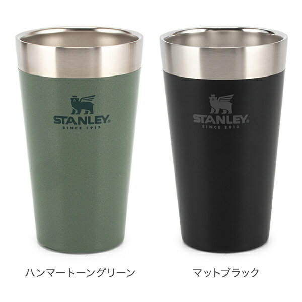 スタンレー Stanley スタッキング真空パイント 0.47L タンブラー 10-02282 Adventure Stacking Beer Pint 16OZ ステンレス 保冷 保温 アウトドア キャンプ 2