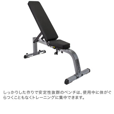 最大1000円OFFクーポン ボディソリッド Body Solid フラットインクラインベンチ GFI21 FLAT/INCLINE BENCH 2