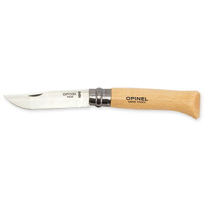 【お盆もあす楽】 オピネル Opinel アウトドアナイフ No.8 ステンレススチール 8.5cm 折りたたみナイフ 123080 N°08 inox キャンプ 魚釣り 登山 あす楽通販格安セール情報 楽天 通販