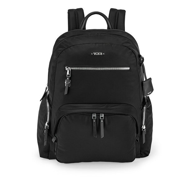 トゥミ TUMI ヴォヤジュール「カーソン」バックパック 0196300DS VOYAGEUR Carson Backpack ブラック/シルバー レディース リュック バッグ ファッション 2