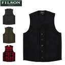 【お盆もあす楽】 最大1000円OFFクーポン フィルソン FILSON ベスト マッキーノ ウール メンズ MACKINAW WOOL VEST 10055 アメリカ製 ウール アウター インナー あす楽