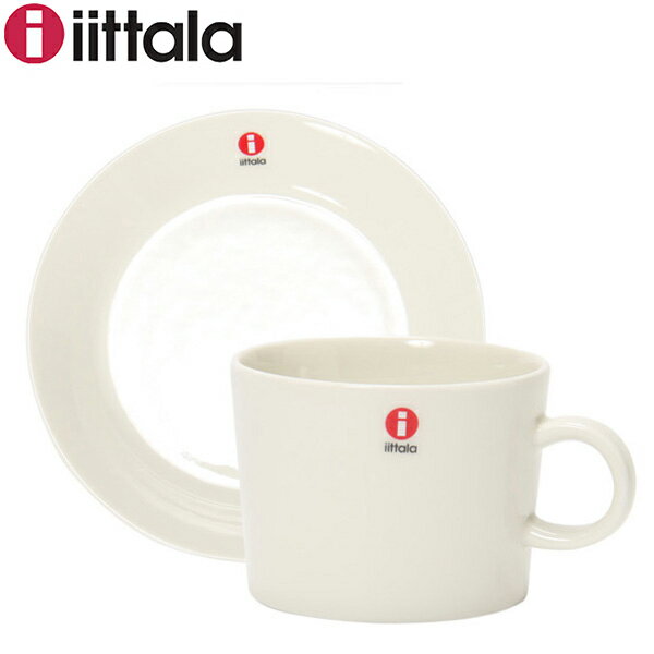 最大1000円OFFクーポン 【北欧ブランド】【iittala】 イッタラ ティーマ カップ&ソーサーセット TEEMA 220mL Cup & 15cm Saucer Set ホワイト あす楽