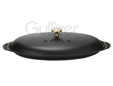 最大1000円OFFクーポン ストウブ 鍋 Staub Oval Serving Dish with Lid オーバルセービングディッシュ ウィズ リッド 31cm Black ブラック 1332125 あす楽