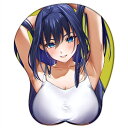 【翌日発送】 おっぱいマウスパッド キャラクター 黒髪 銀髪 巨乳 PC パソコン 女の子 キャラクター やわらかい シリコン アニメチック 新商品 新品 かわいい