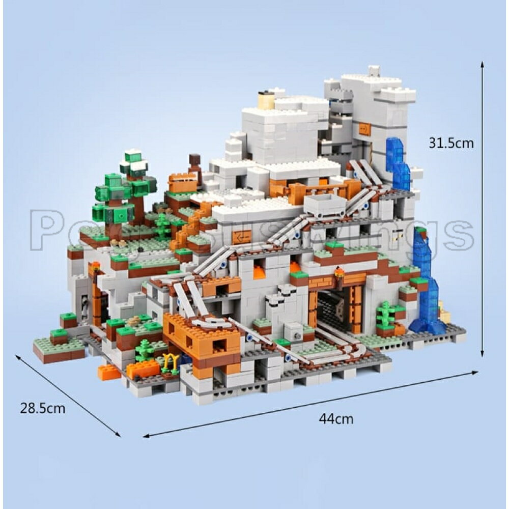 レゴ　互換　ブロック　マインクラフト 山の洞窟 The Mountain Cave 21137　leduo社製　外箱あり　国内在庫　欠品保証