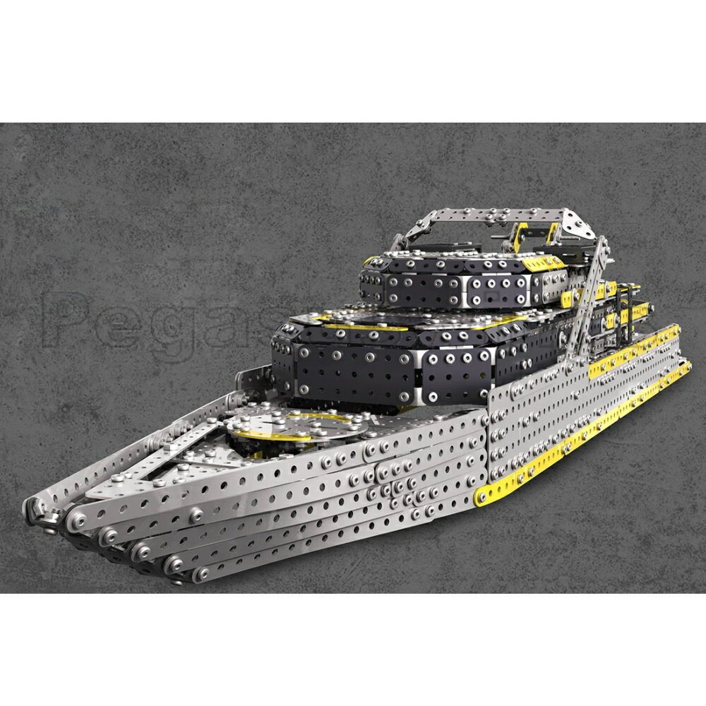 メタルパズルクルーザー2451ピース金属パズルボルトナットねじプレートインテリアZBToys社製玩具国内在庫翌日発送