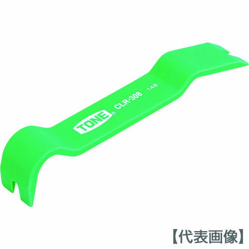TONE　車輌整備用工具（内装関連）　クリップリムーバー　全長190mm　面幅30mm（CLR-308）759-5654【TO..