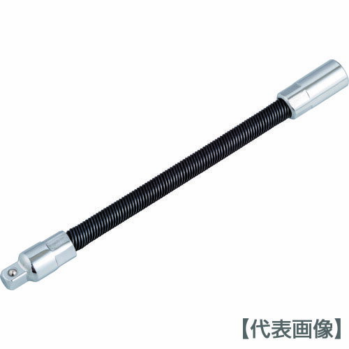 TONE　フレキシブルエクステンションバー　差込角6．35mm　全長150mm（EX24-150）125-1510【TONE（株）】