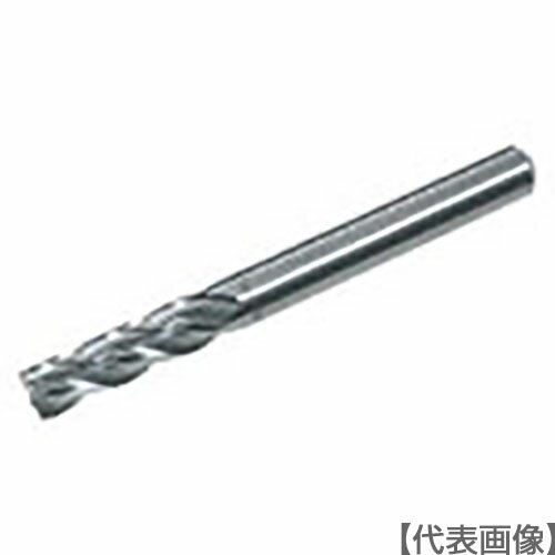 三菱K　4枚刃CRNコーティング銅電極加工用　超硬スクエアエンドミルセミロング刃長（J）10mm（CRN4JCD1000）661-1010【三菱マテリアル（株）】