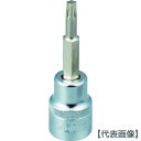 TONE ヘックスローブソケット トルクスソケット(強力タイプ) T30 先端寸法5.49mm(4TX-T30)810-9537【TONE(株)】