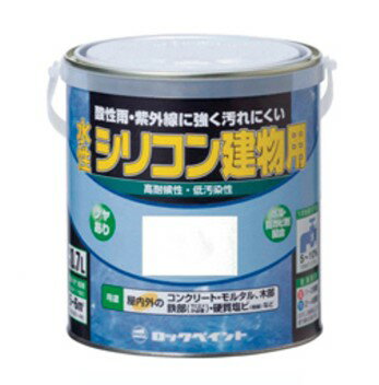 樂天商城 - 水性シリコン建物用　1.6L　各色　【ロックペイント】