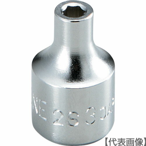 TONE　ソケット（6角）　7mm　全長22mm（2S-07）122-2724【TONE（株）】(4)