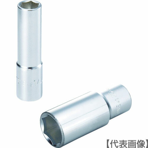 TONE　ディープソケット（6角）　対辺寸法9mm　全長83mm（4S-09L）369-6731【TONE（株）】