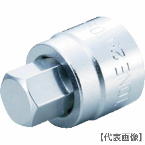 TONE　ショートヘキサゴンソケット　10mm（2H-10S）387-5466【TONE（株）】(4)