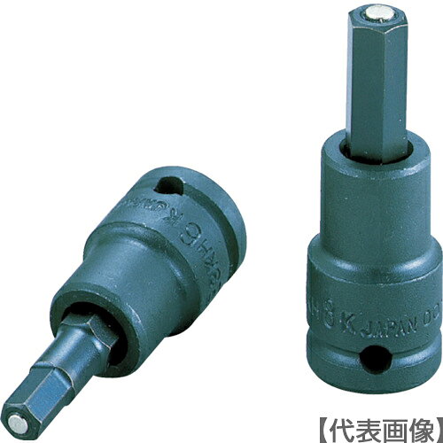 製品仕様 商品名 TONE　ヘキサゴンソケット（マグネット付）　6mm（369-5239）【TONE（株）】 内容量1個 発注単位1個 仕様・規格●先端マグネット付●適合ピン：PIN3015S（対辺4、5mm）、P3016S（対辺6、8mm）●適合Oリング：RINGP14S●マグネット付●差込角（mm）：9.5●対辺寸法（mm）：6●ビット長さ（mm）：22●全長（mm）：51●対辺（mm）：6 材質●構造用鋼 生産国日本 質量・質量単位45g 品番3KH-06K 特長●仮締め専用です。●インパクトレンチなどの動力工具でも使用可能です。 注意事項●ピン・Oリングは別売です。 当店では2014年3月31日23時59分までは、販売価格を旧税率で表示しています。 出荷や発送が4月1日以降になる場合は別途増税分をご請求させていただく場合がございます。 関連商品商品詳細