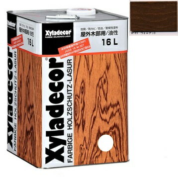 キシラデコール＃111ウォルナット16L 注ぎ口(ベロ付き)【大阪ガスケミカル株式会社】油性 木部 保護塗料 ウッドデッキ 木 屋外 防腐 防虫 塗料